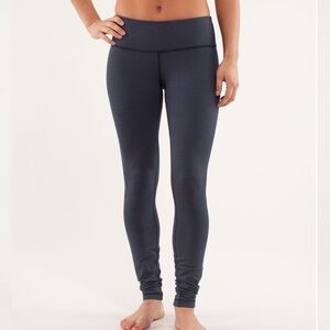 Lululemon wunder under diamond dot luon patterned knit pants 10